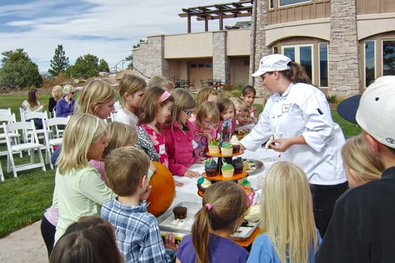 pic of chef with kids