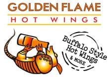 Golden Flames Hot Wings