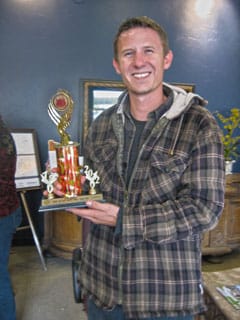 Photo of chili contest winner