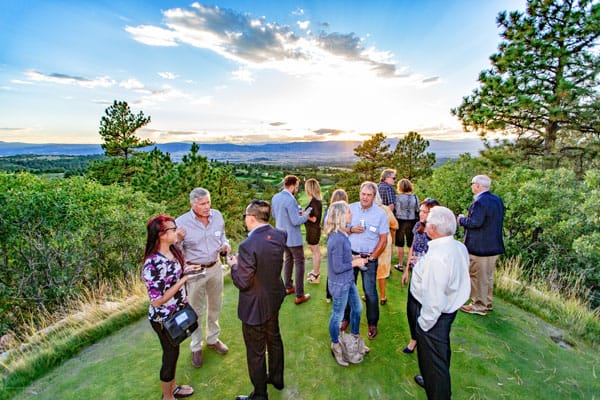 Pic of group on golf course