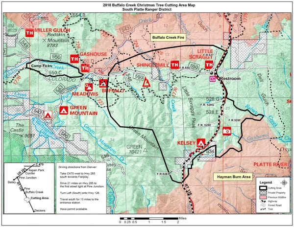 buffalo creek colorado map