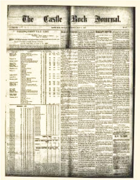 Picture of newspaper