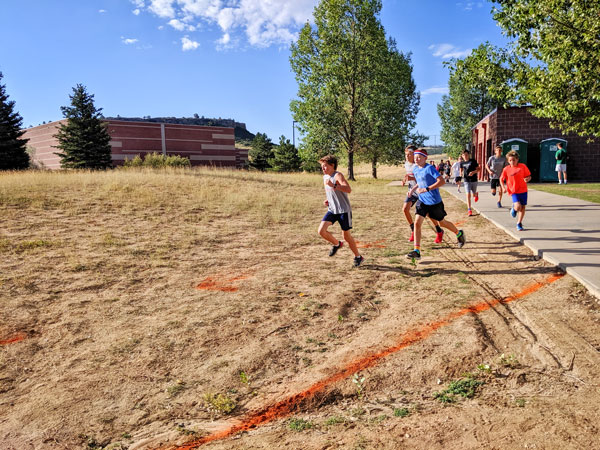 Rocky Heights Middle School cross country; Running, refreshments and