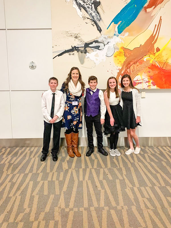 Photo of Rocky Heights Studen at Colorado Middle All-State Choir