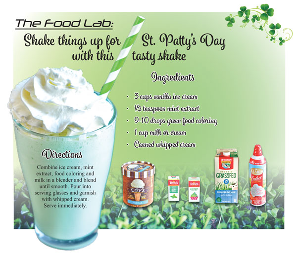 Photo of St. Patty's Day tasty shake