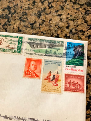 Photo postage stamps