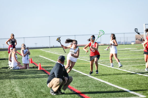 Jackson is a fierce competitor on the lacrosse field.