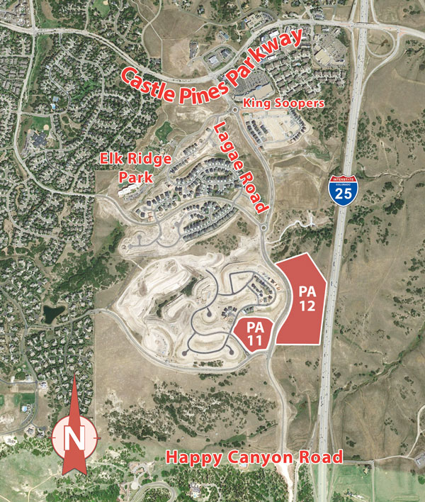 Castle Pines City Council rezoning map