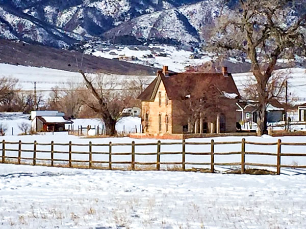 Photo of The Quick home of 1884 as seen in January 2020