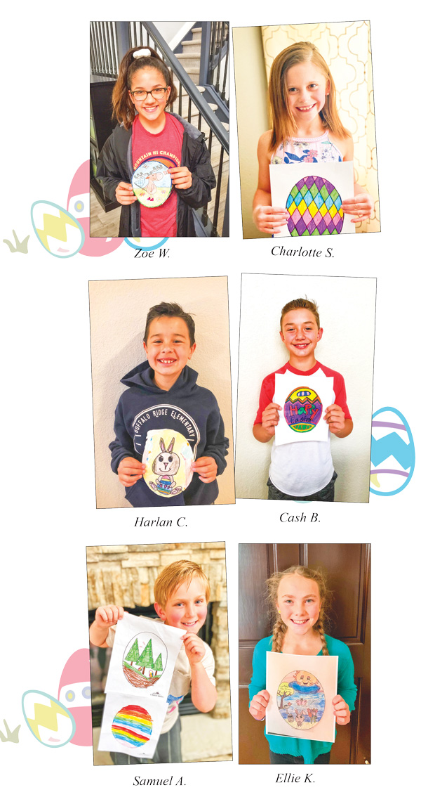 Winners of Easter Egg Hunt