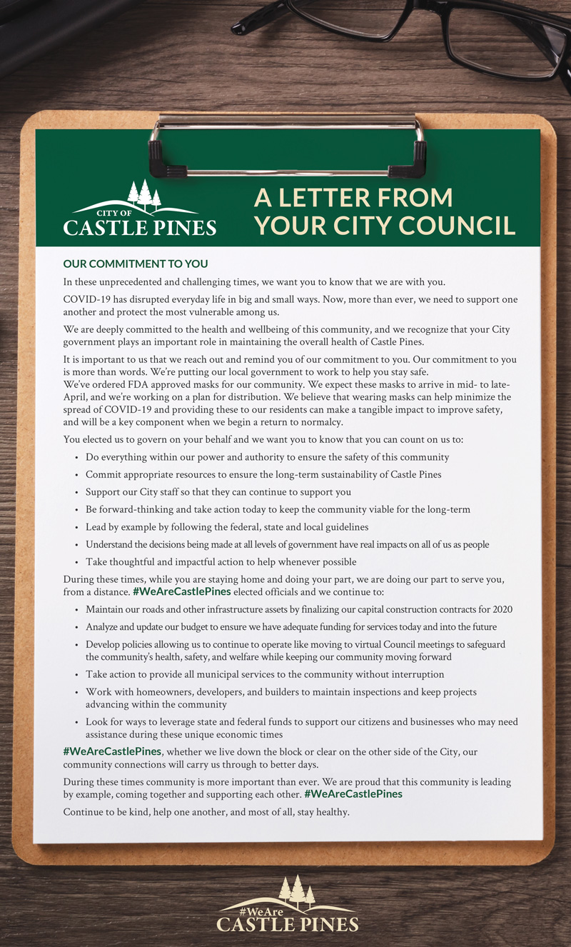 Letter from CP City Council