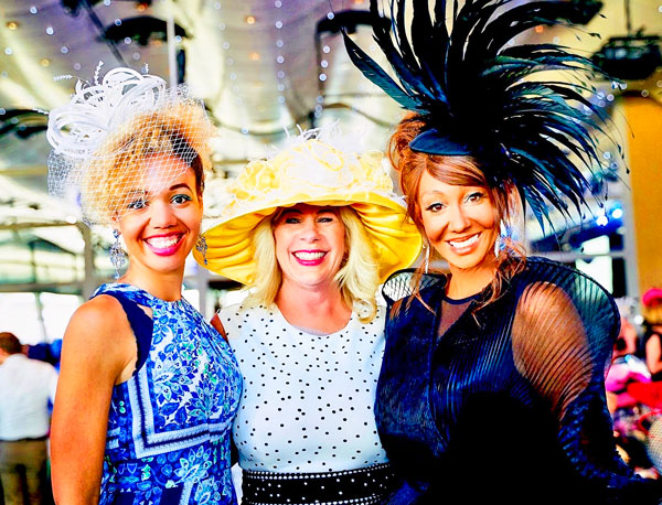 Marco Fields is pictured with her daughter, Jada and friend Terri Fisher