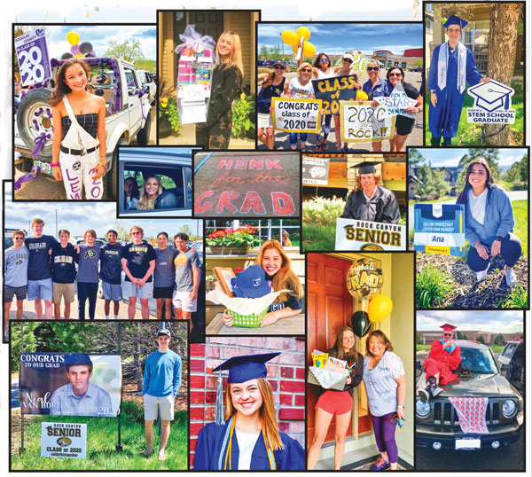 Photo collage 2020 graduation celebrations