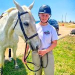 Photo of Emma Beaman and rescue horse Stormy