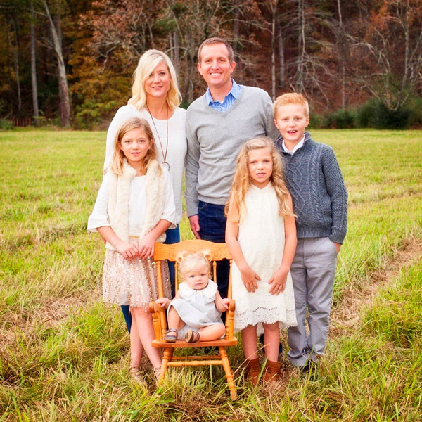 Photo of the Nudd family