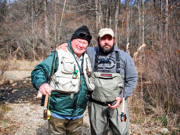 Photo of Bill Barclay who has the privilege and joy of working with Patriot Anglers