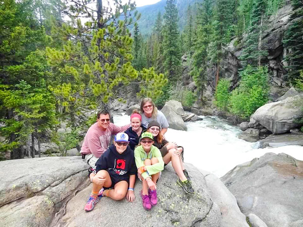 Photo of Mendus family enjoys spending time outside.