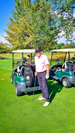 Photo of Dennis Murray winner of the 2020 Colorado PGA Pioneer Open