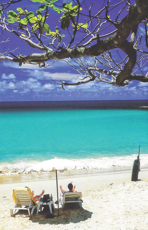 Photo of Nai Harn Beach on the southwest corner of Phuket Island