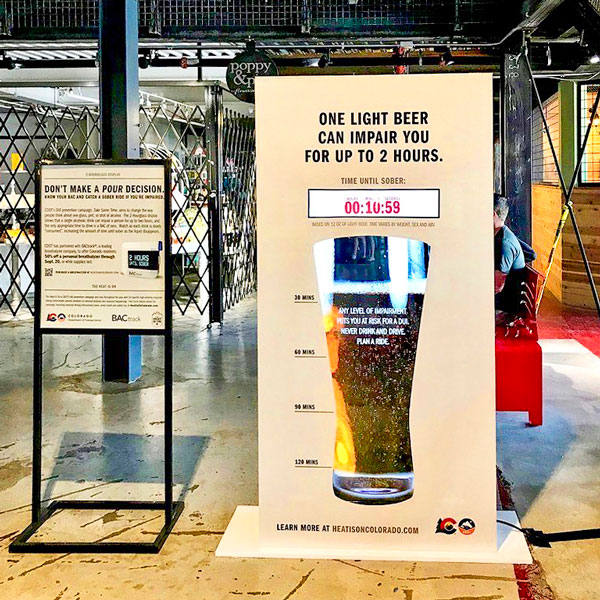 Photo of CDOT created this large-scale display