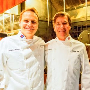 Mark Brinkerhoff with his father