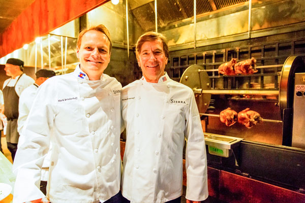 Mark Brinkerhoff with his father