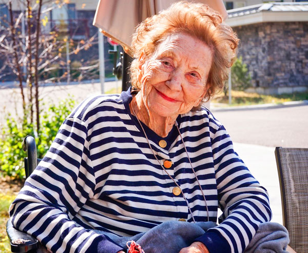 Photo of Hazel Bagley celebrating 103rd birthday