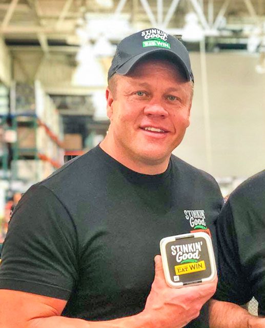 Photo of Castle Pines resident David Bloom (left) and former Denver Broncos offensive end Mark Schlereth