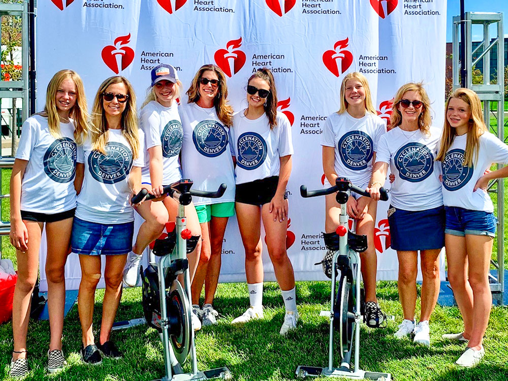 Photo of Mother-daughter teams from the Elevation Chapter of National Charity League