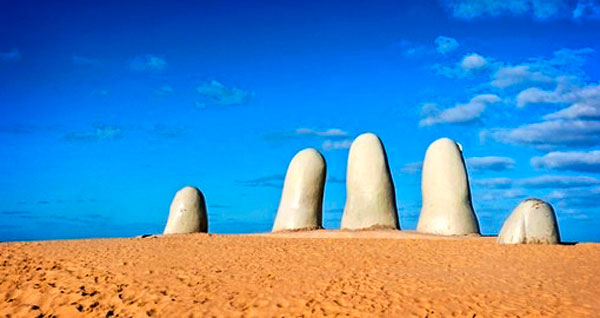 Photo of "La Mano” Hand in the Sand:
