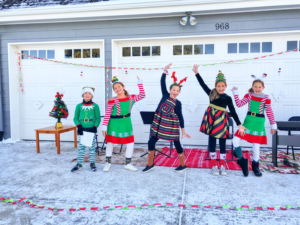 Photo of students' holiday performance