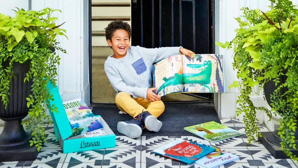 Photo of boy reading a book