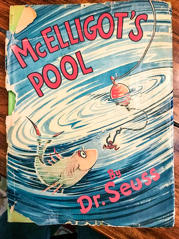 Shaun Kernahan’s Dr. Seuss book McElligot's Pool was handed down from his great uncle