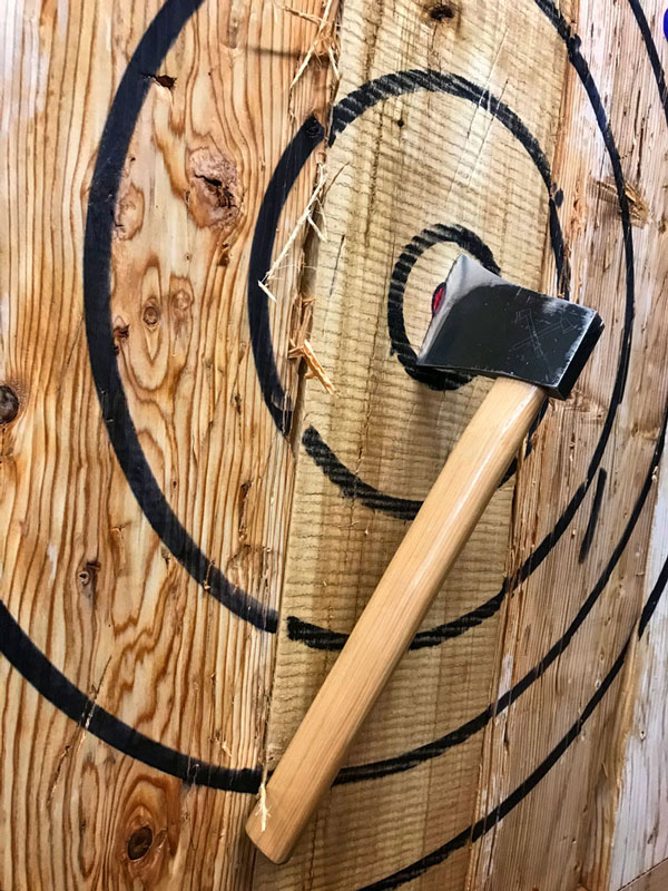 Axe throwing trend hits the mark The Castle Pines Connection