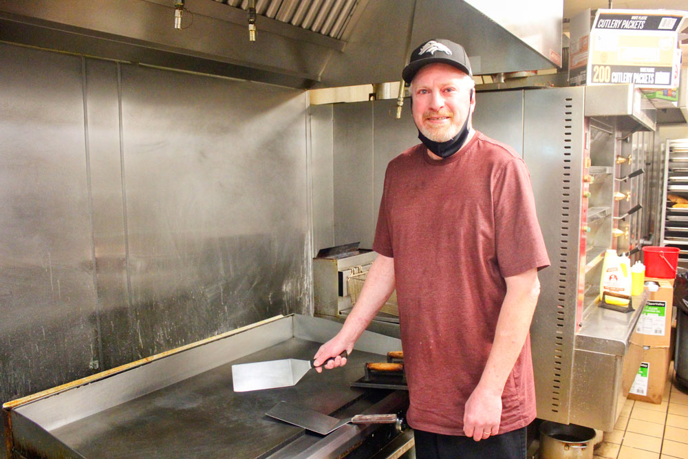 Photo of Roland Downs who was hired as a chef at MiYO Cafe