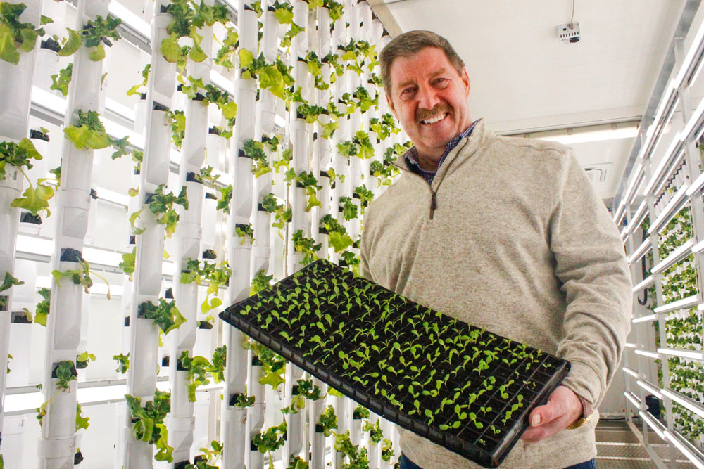 Photo of Rusty Walker, a 13-year resident of The Village at Castle Pines and CEO of FarmBox Foods LLC in Sedalia