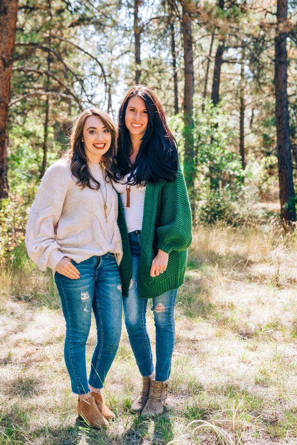 Photo of Briana Hanson (left) and Brittany Tolibas (right) are the co-owners of Studio Privé