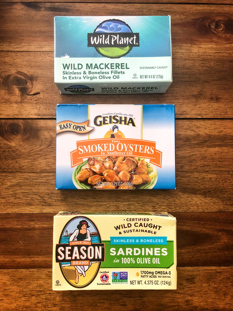 Photo of tinned fish