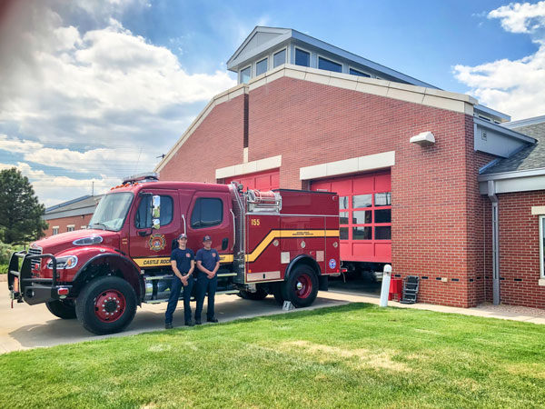 Photo of Firefighters from Castle Rock Fire Station 155
