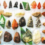 Photo of Ute indian arrowheads.