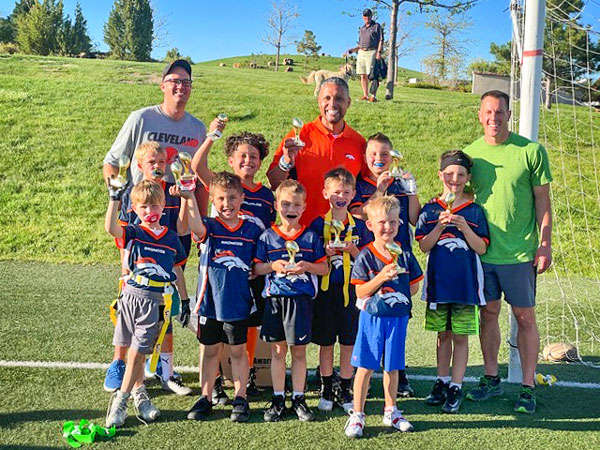 Photo The Broncos (ages 6 to 8) were spring Super Bowl champs