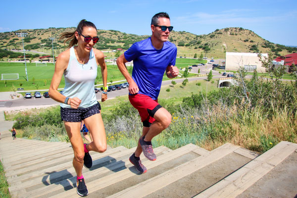 Photo of Corinne and Graham Shalvoy, founders of the Castle Rock Run Club.