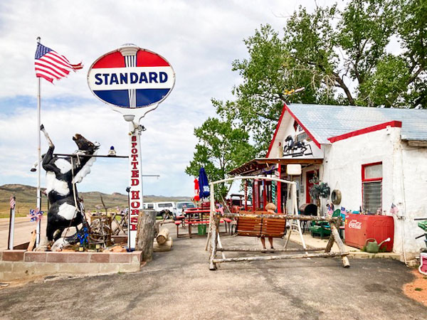 Photo of old Standard gas station