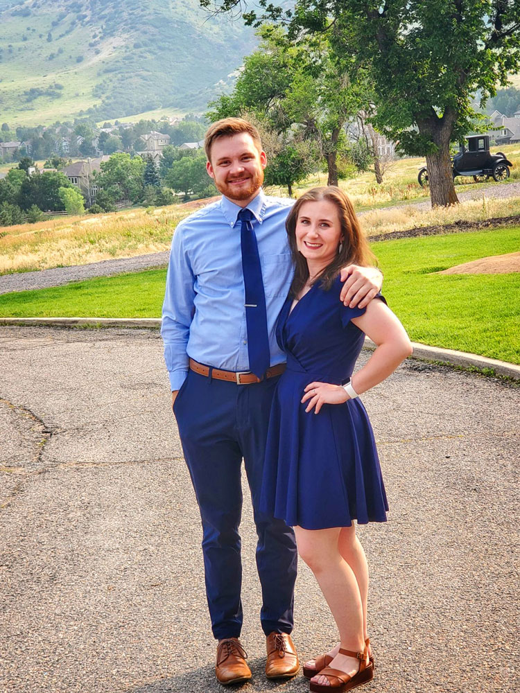 Photo of Meredith Wilemon and her boyfriend, Christian Clodfelder