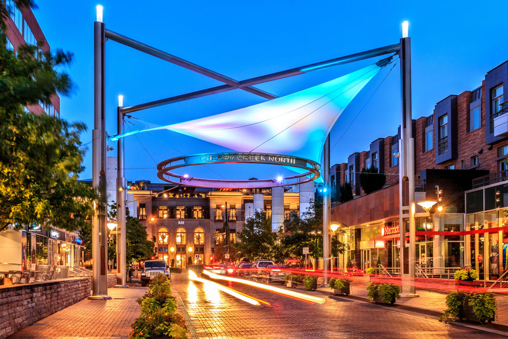 Photo of Cherry Creek North that continues to draw in locals and out-of-town visitors 