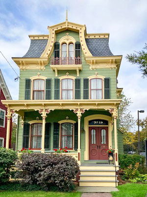 Photo of upstate New York restored Victorian home.