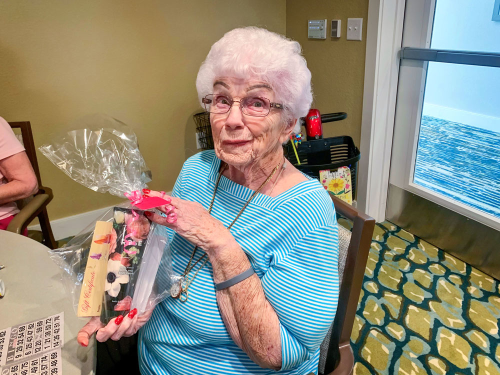 Photo of Margaretta Danielewicz was the Bingo Bonanza winner in July.