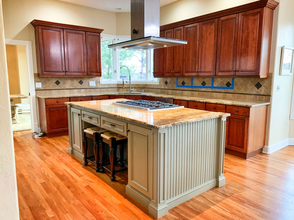 Photo of kitchen island