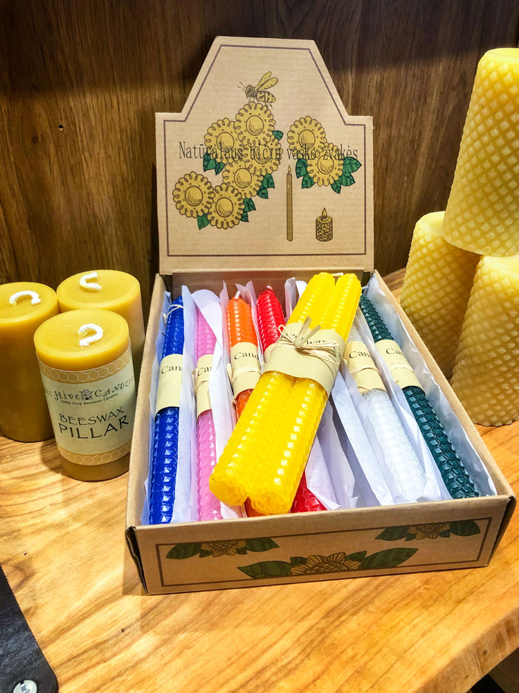 Photo of 100% beeswax candles