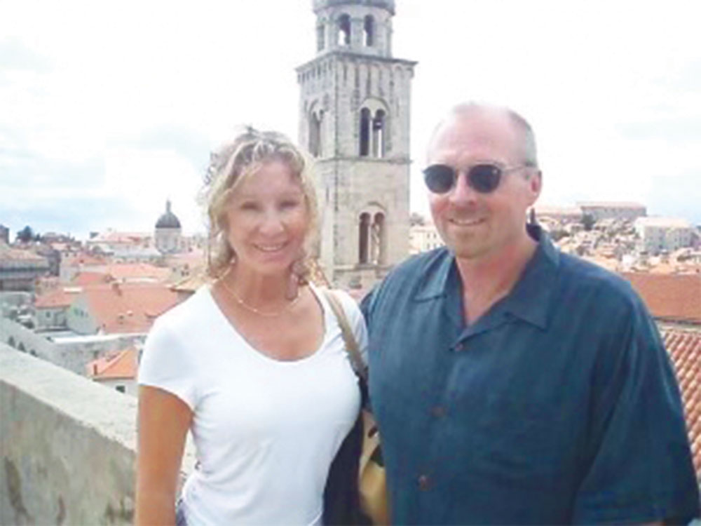 Photo of Roz Schroeder and her husband, Randy.